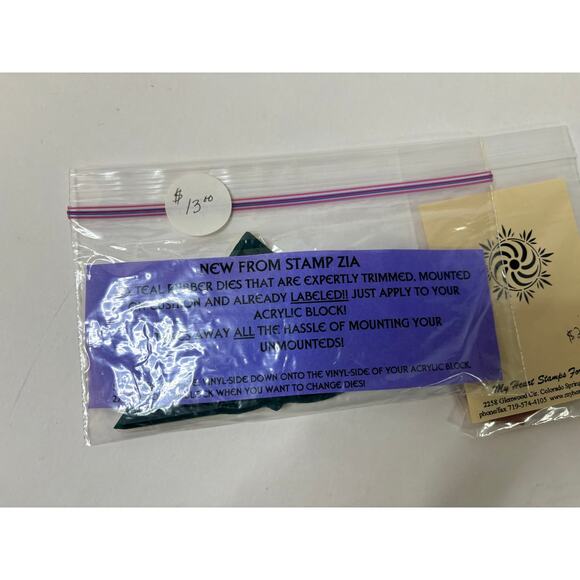 2 Unique Cling Mount Stamps Card Making NEW Scrapbooking Stamping - Picture 2 of 4